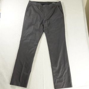 Bonobos Pants Mens 36x34 Gray Straight Chino Friday Cotton Smart Casual Career